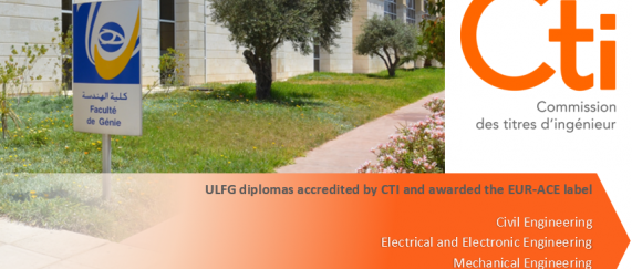 ULFG awarded the CTI accreditation and EUR-ACE label